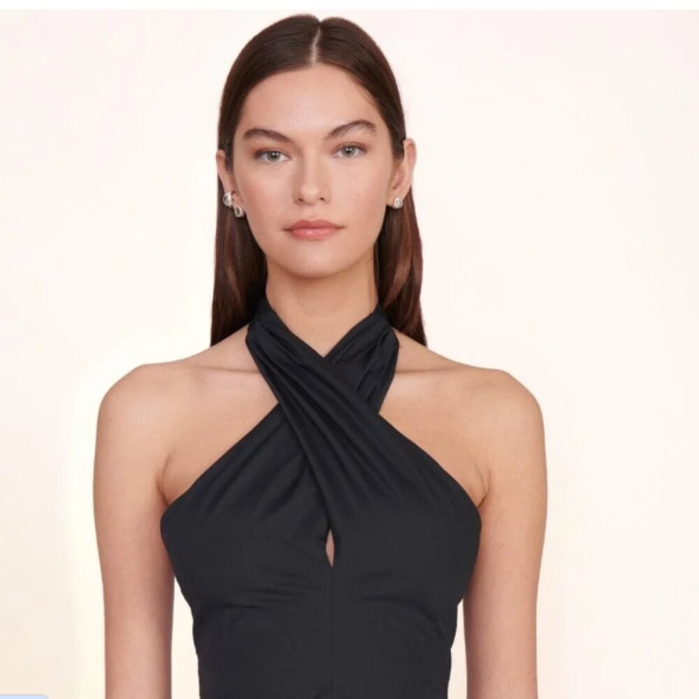 SMOCKED KAI TOP BLACK